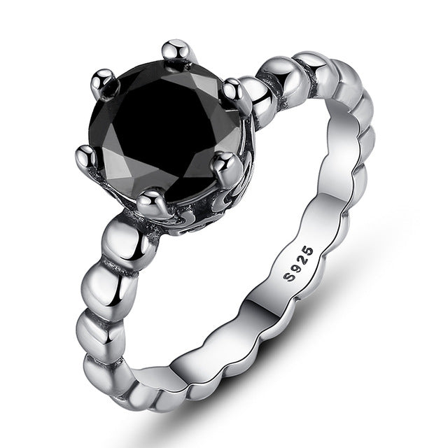 BAMOER 8 STYLE BRAIDED PAVE ,LEAVES My Princess Queen Crown SILVER RING Twist Of Fate Stackable Ring ANNIVERSARY SALE 2018