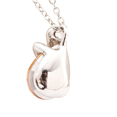Crystal Pendant Necklace Blue