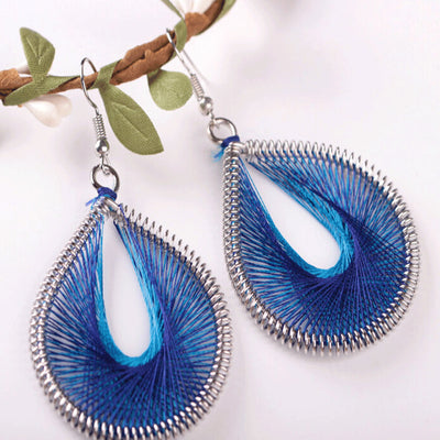 Bohemian Style Wind Handmade Earrings Individuality Earrings A