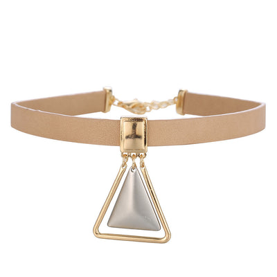 Ladies Necklace Rhinestones Alloy Artificial Acrylic Layer Necklace Chain