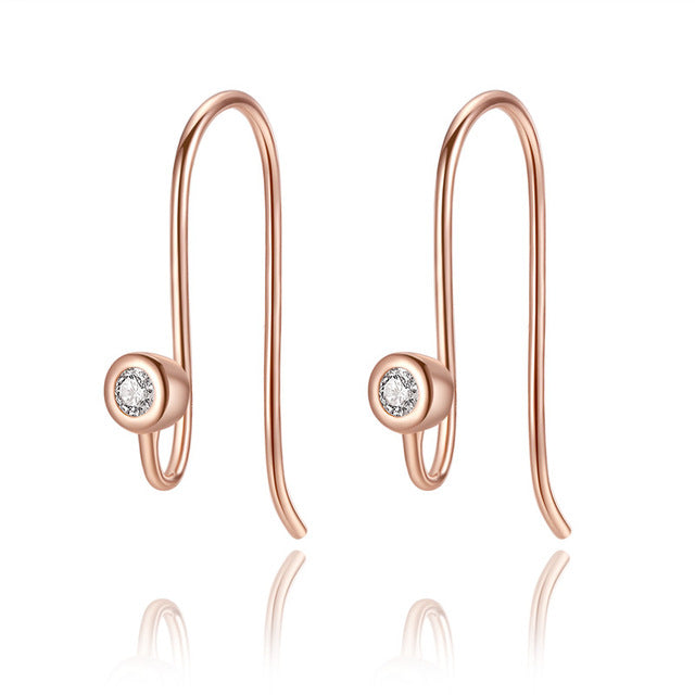BAMOER 925 Sterling Silver Heart Classic Brand Earrings Jewelry for Women Fine Jewelry Femme Brincos PAS468