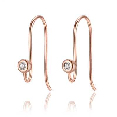 BAMOER 925 Sterling Silver Heart Classic Brand Earrings Jewelry for Women Fine Jewelry Femme Brincos PAS468